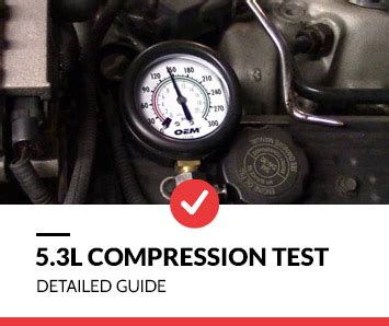 compression test 5.3 vortec|How Much Compression Should a 5.3 Have: 5.3L Compression Test.